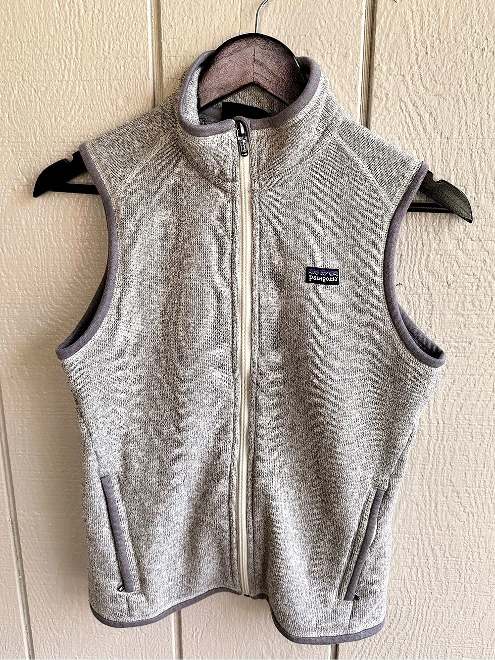 Patagonia Women’s Better Sweater Fleece Vest Gray Full Zip Size S